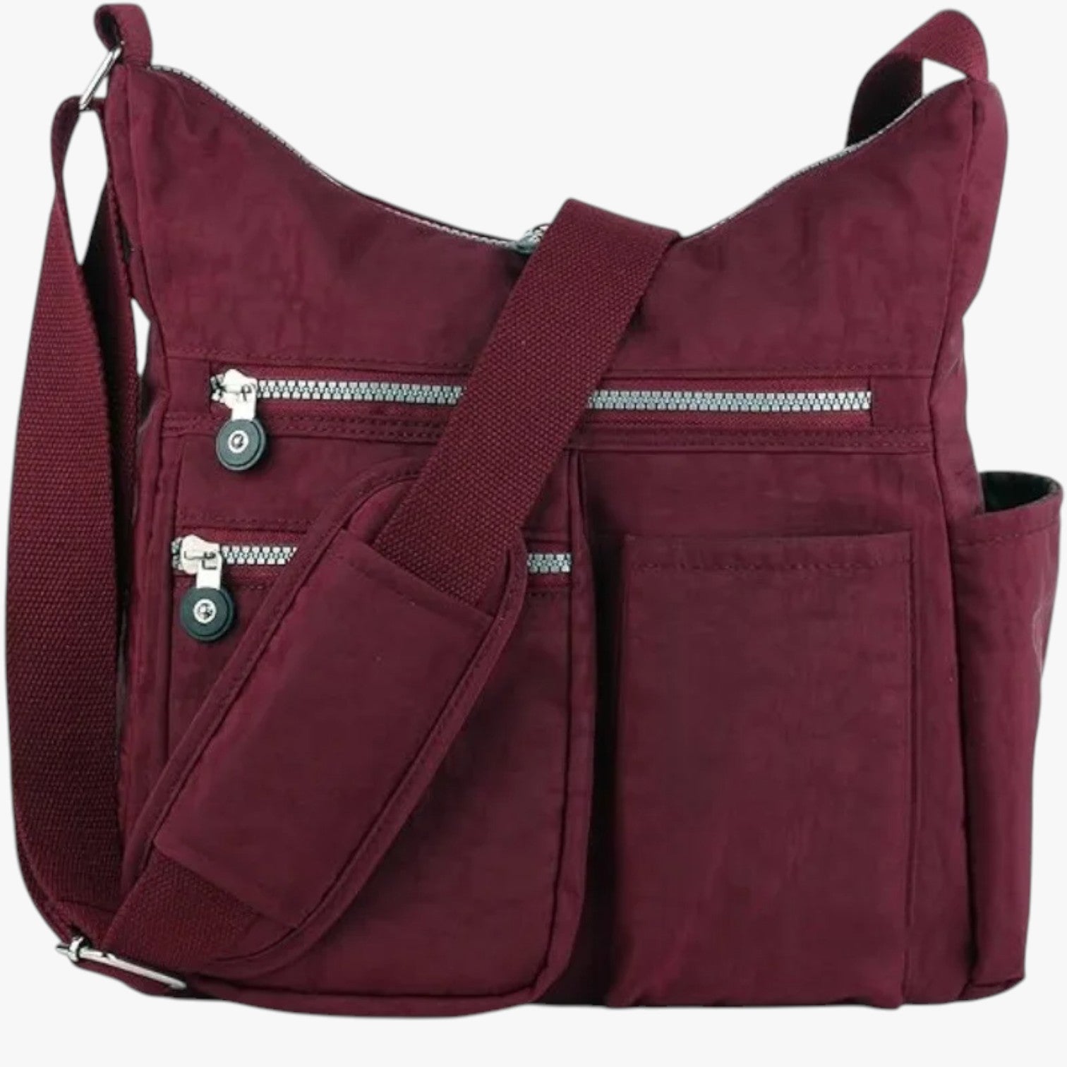 Crossbody backpack with RFID blocking