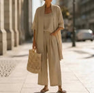 Set : Abigail | Elegant Three-Piece Set in Beige van Paper Favor