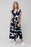 Women's Elegant V-Neck Maxi Dress