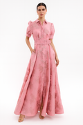 Women's Elegant Short Puff-Sleeve Dress