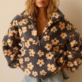 Women's Plush Fleece Bloom Throw for Cozy Warmth