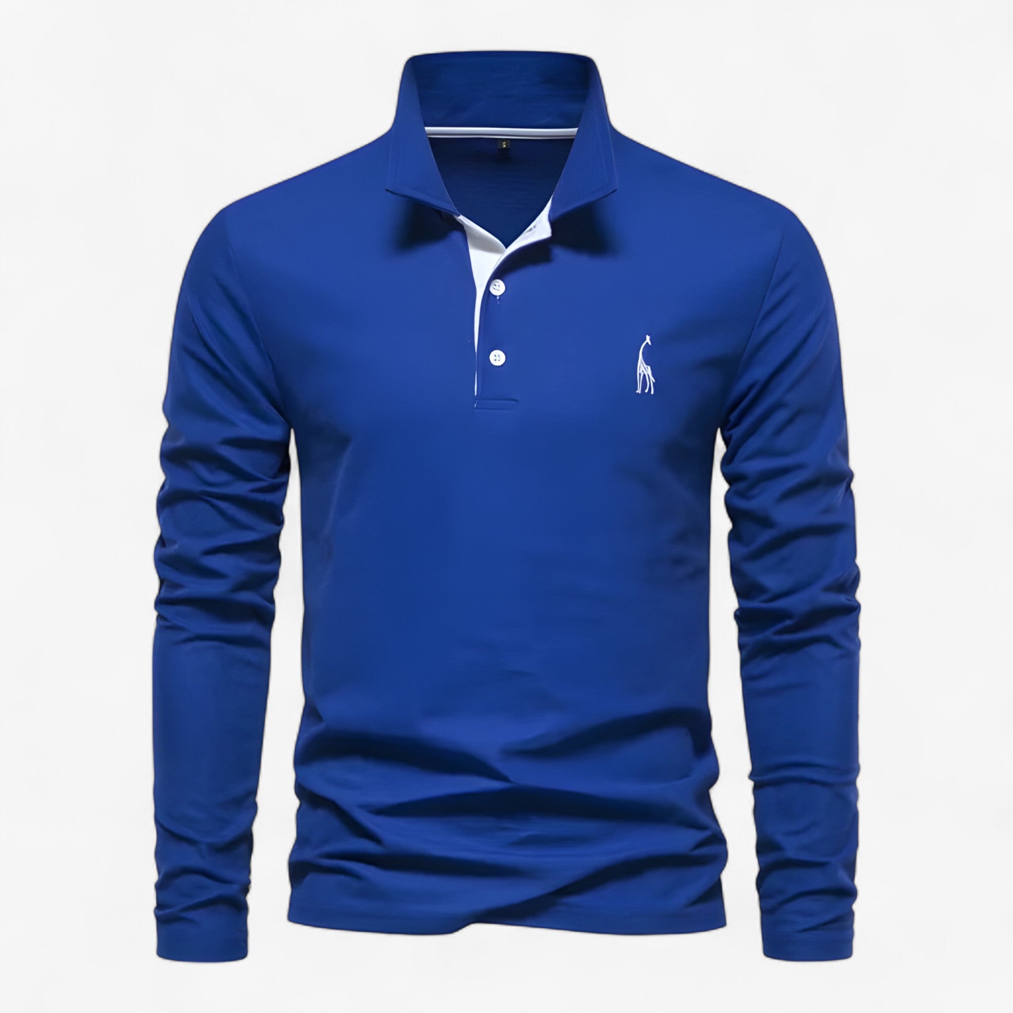 Men's Long-Sleeve Polo Shirt – Classic Elegance and Everyday Comfort