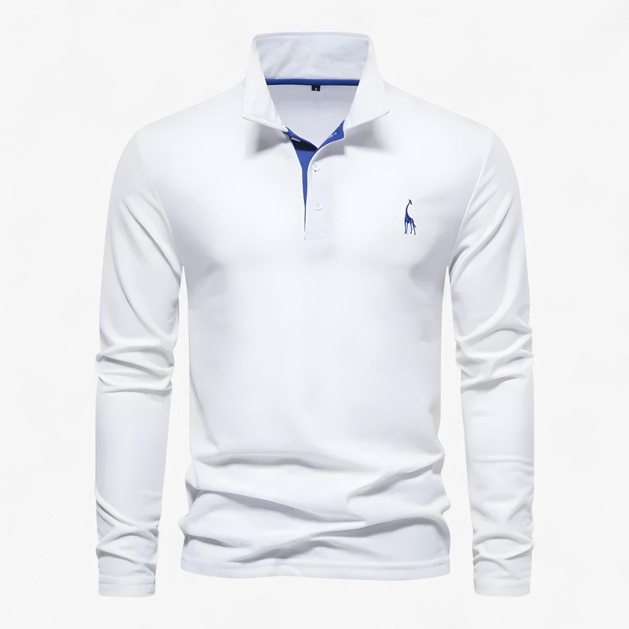 Men's Long-Sleeve Polo Shirt – Classic Elegance and Everyday Comfort