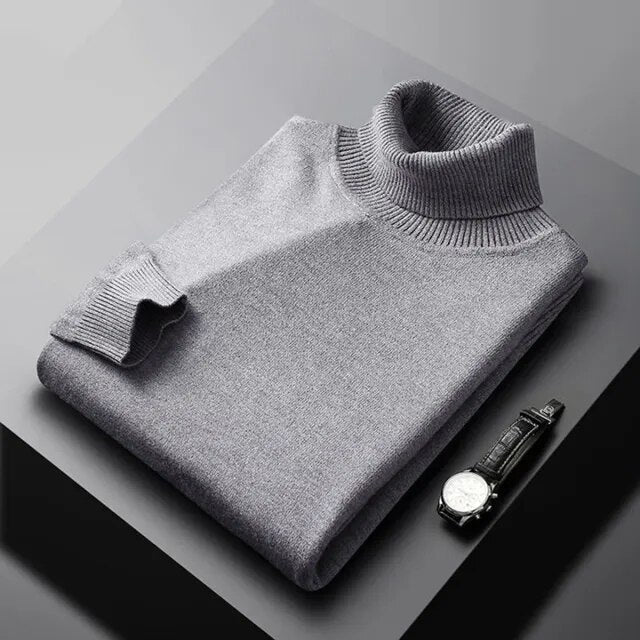 Mitchell Cashmere Turtleneck Sweater