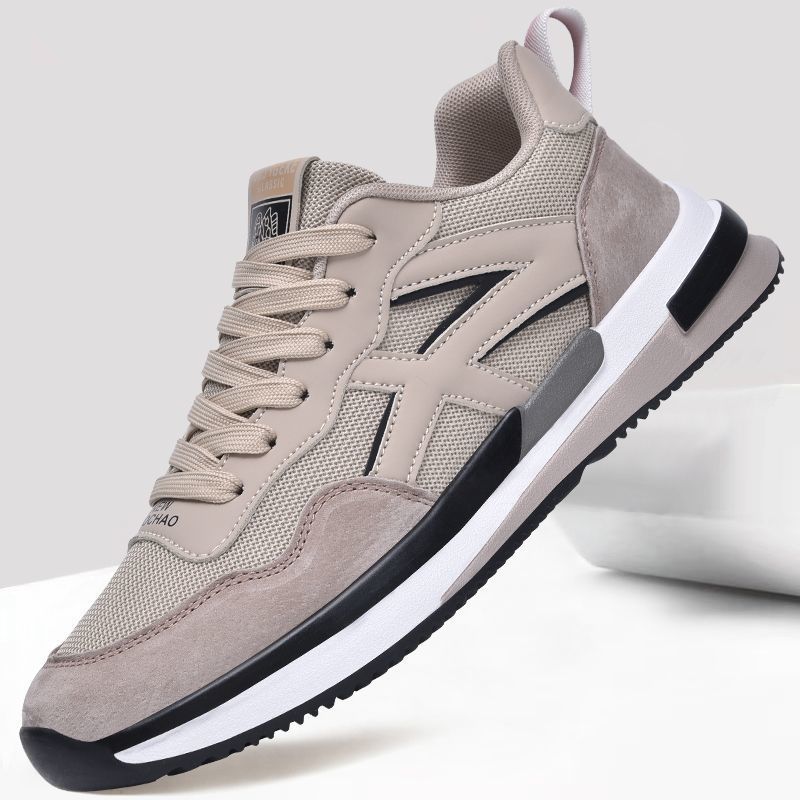 Heidi-Mode Men's Athletic Sneakers with Shock-Absorbing Cushioning and Breathable Upper Material