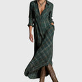 Women's Rose Maxi Dress - Elegant, Timeless Silhouette