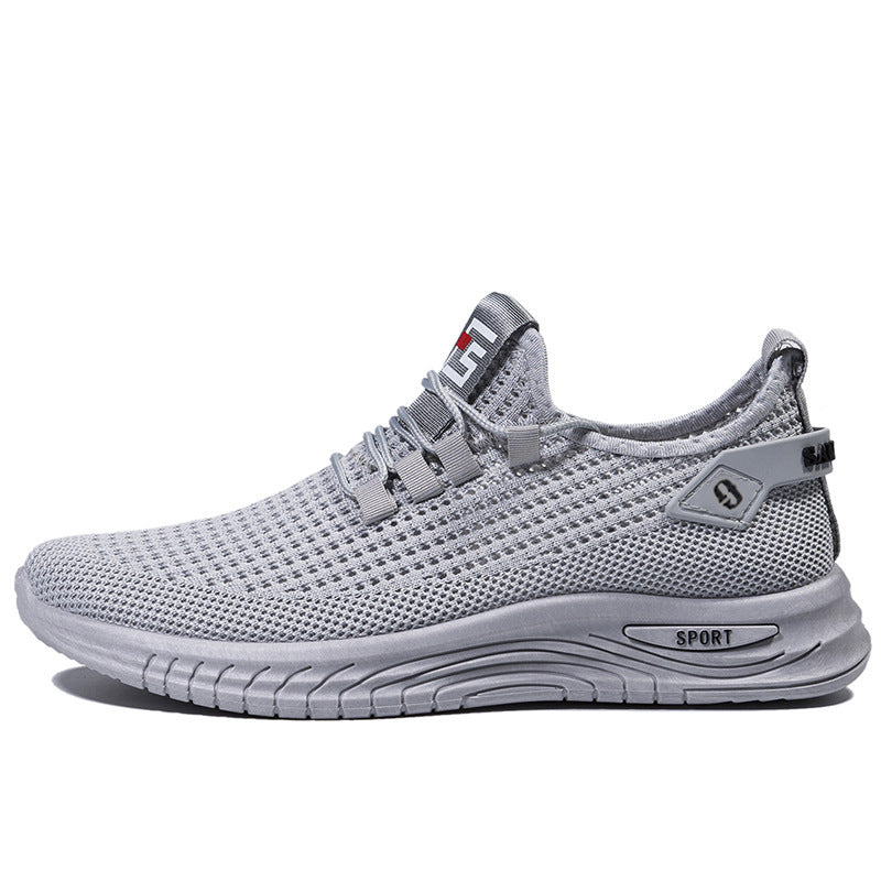 Heidi-Mode Men's Breathable Mesh Running Shoes with Flexible, Lightweight Design