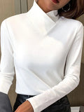 Stazia - Chic Turtleneck with High Collar