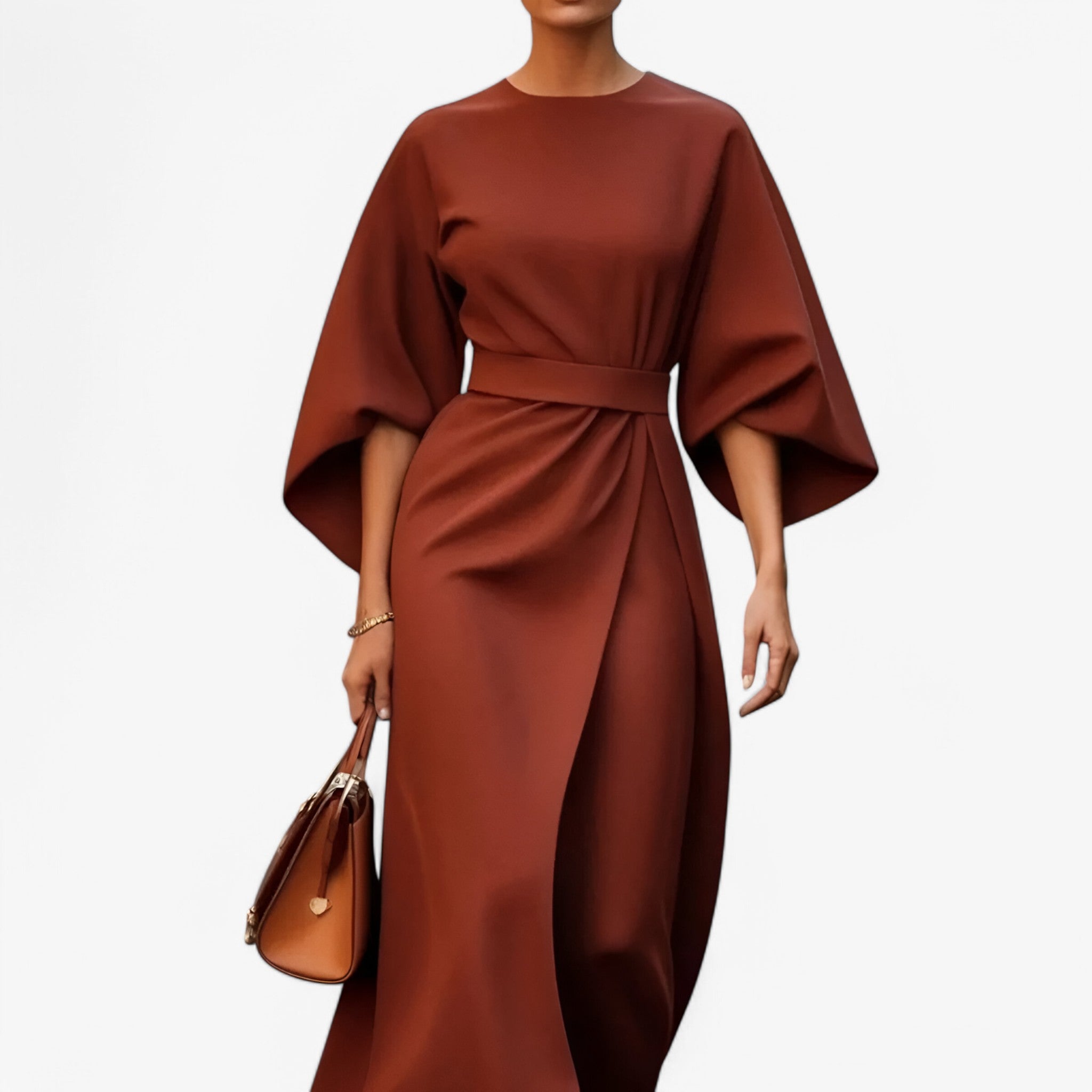 Women's Asymmetric dress with a modern and elegant cut