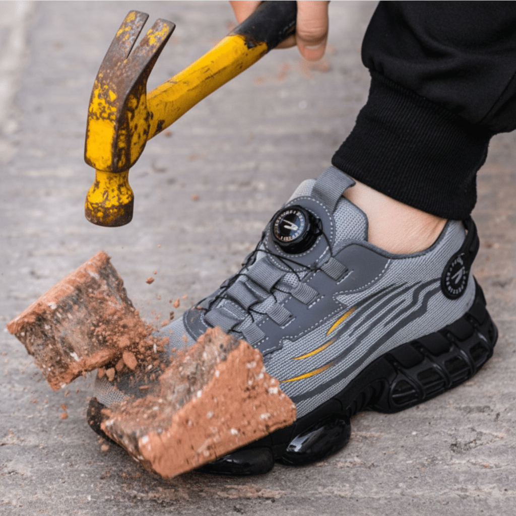 Shoes : Safety Work Shoes for Long Days - Breathable, Wide Toe, Anti-Slip in van Cozey Maison