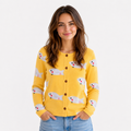 Evalisse | Playful Printed Lounge Cardigan Jacket
