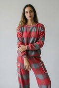 Louise Plaid Color-Blocked Two-Piece Set – Effortlessly Chic