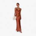 Long silk dress