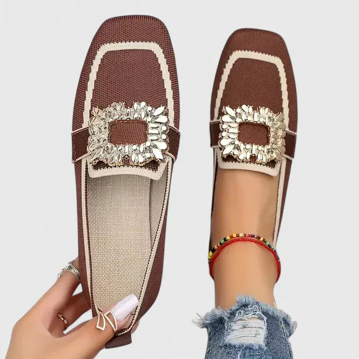 : Maylora - Comfortable Loafers in Brown van Paper Favor