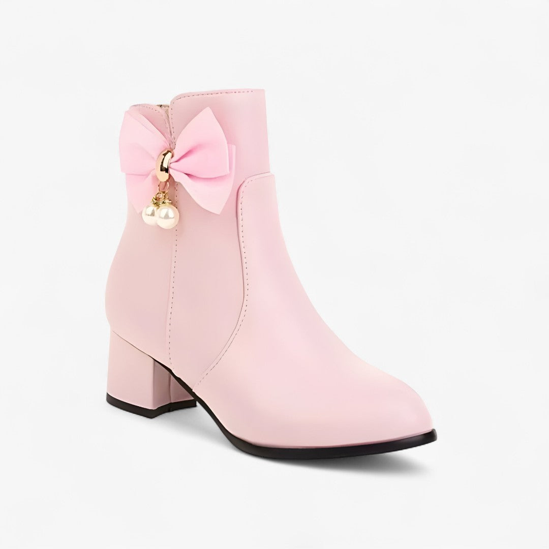 Ankle Boots with Bow and Heel for Large Sizes