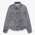 Elegant women's denim jacket