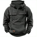 Men's Multifunctional Winter Hoodie – Cozy, Versatile Cold-Weather
