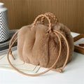 Marilyn Plush Pumpkin Shoulder Tote Bag