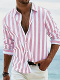 Joel Men's Summer Striped Relaxed-Fit Shirt