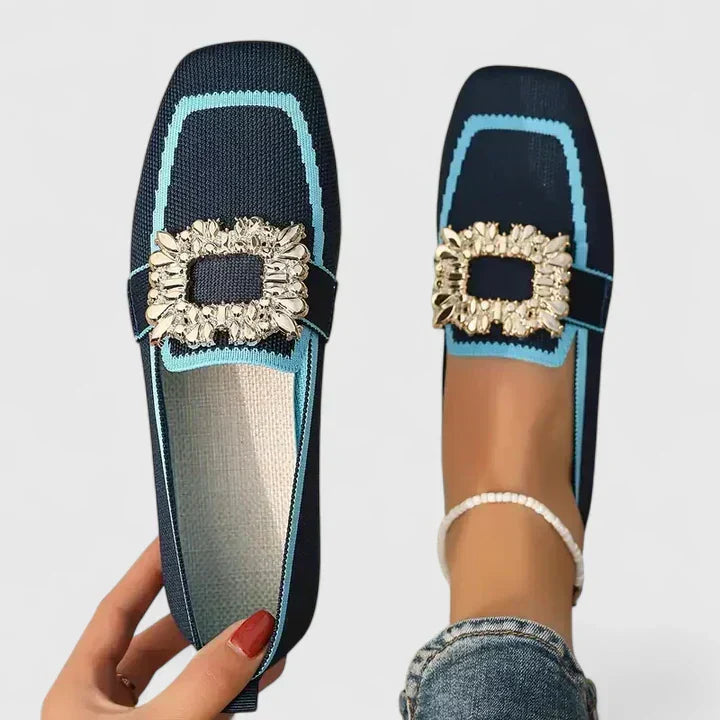 : Maylora - Comfortable Loafers in Blue van Paper Favor