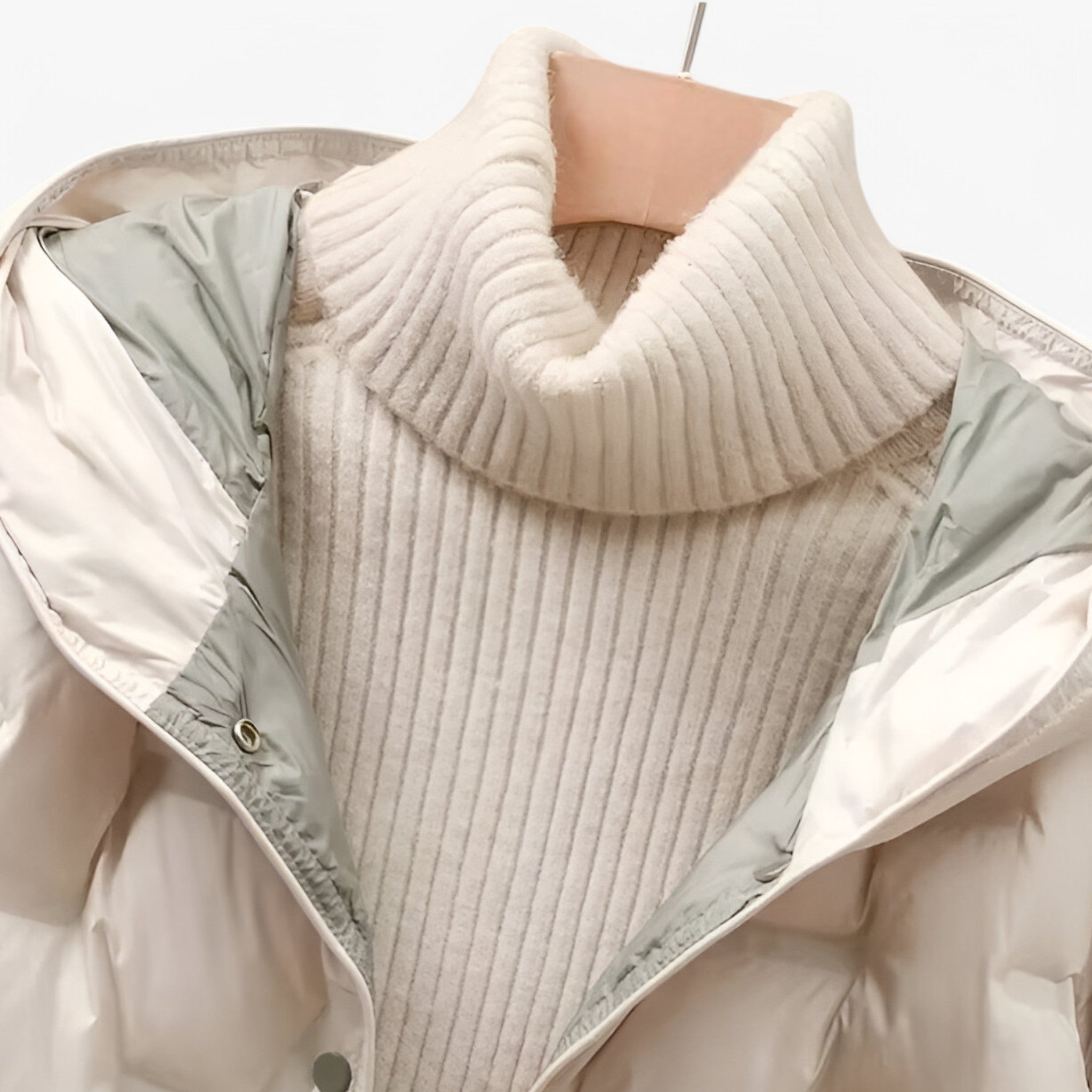 Women's Hooded jacket: soft and insulated, warm and comfortable