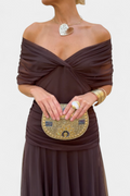 Timeless V-Neck Maxi Dress with Floral Print