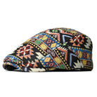 : Jorinell - Soft-Touch Vintage Flat Cap in Black van Cow Clothing