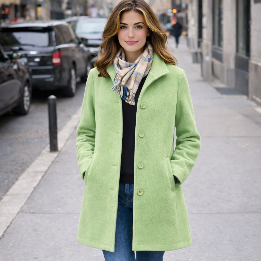 Serena Heritage Coat – Timeless Luxury Outerwear