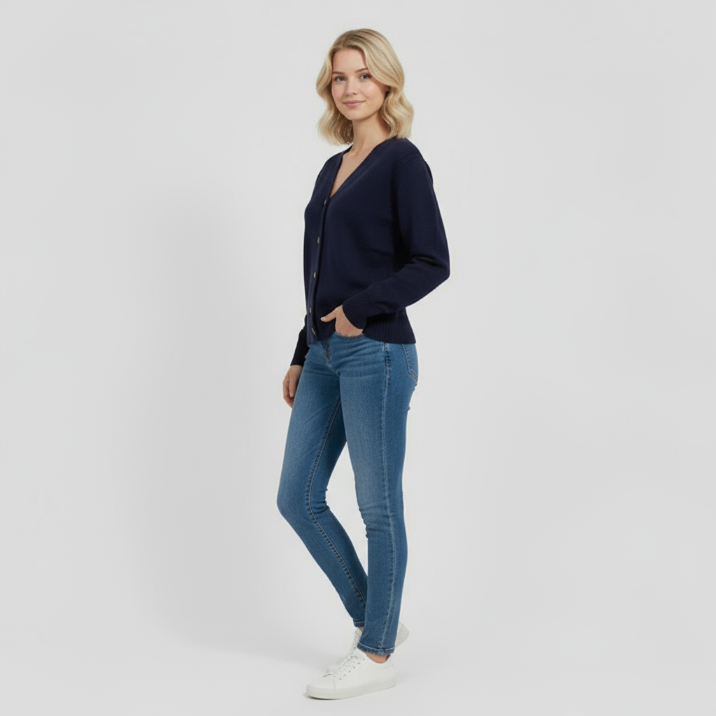 Doretta | Women's Sweater with Buttons