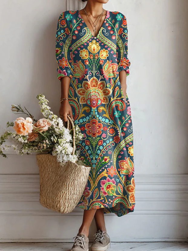 Clothing > Dresses : Lies™ | Everyday Comfort Dress in Dress (almost sold out) van Paper Favor
