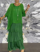 Caroline: Timeless, Elegant Flowing Maxi Dress