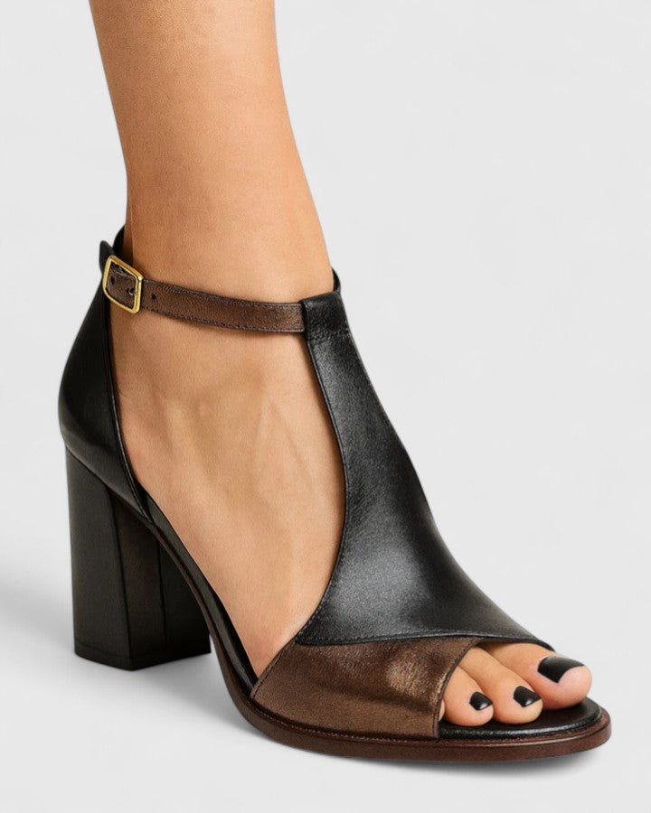 Heels : Catherine | Modern Heels in Black van Cow Clothing