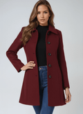 Helena Women's Button-Front Winter Coat