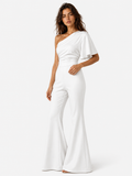 Lydia | Women's Chic One-Shoulder Spring Jumpsuit - Effortless Style & Flattering Fit