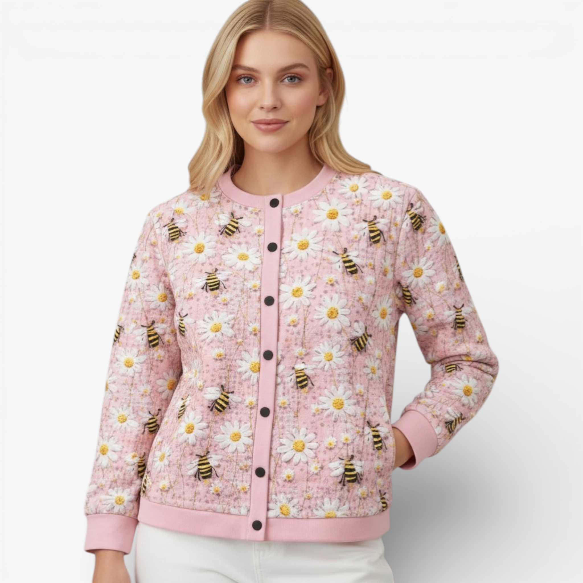 Women's Vintage Knit Cardigan Sweater – Timeless Style, Cozy Comfort
