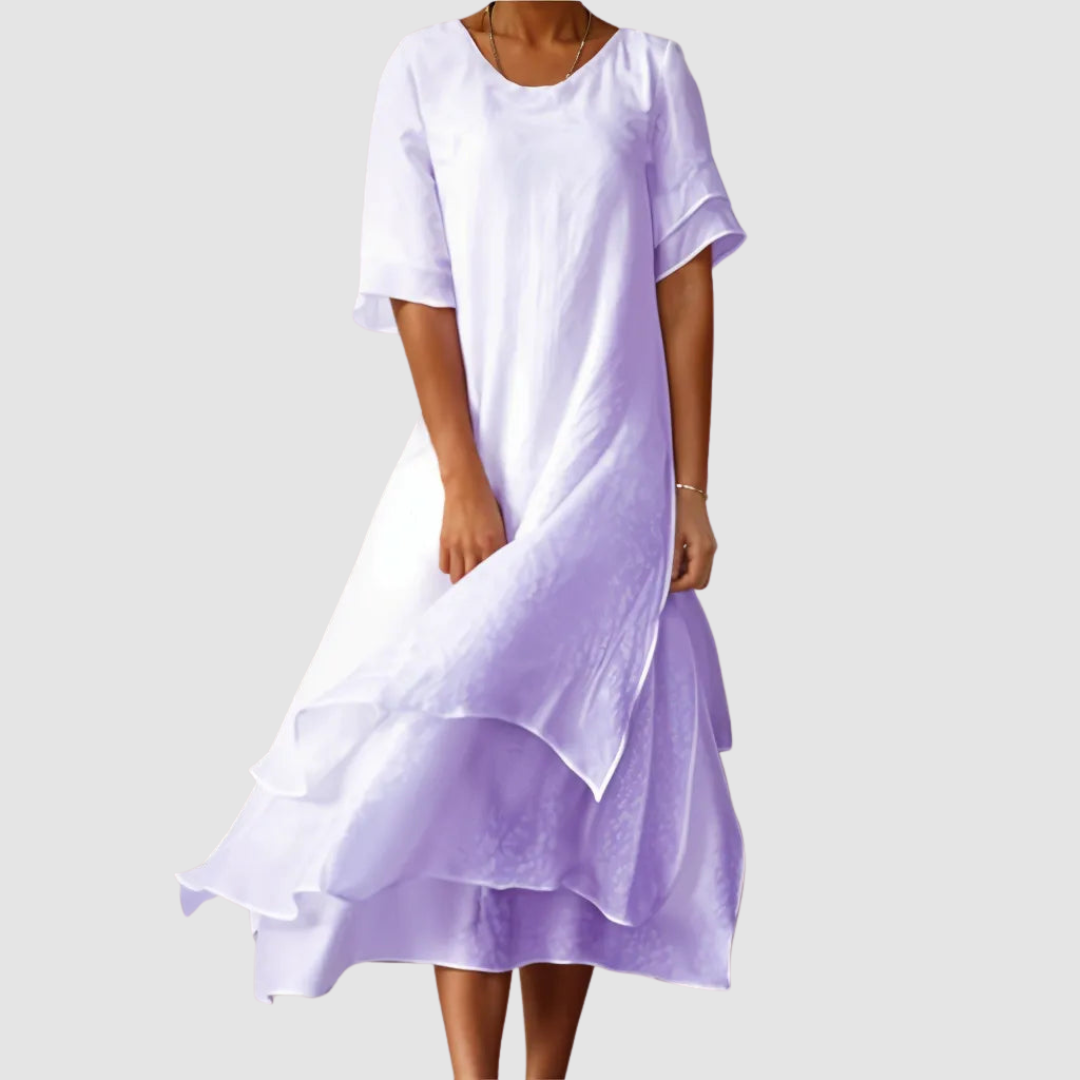 Women's Elegant Flowy Loose-Fit Dress