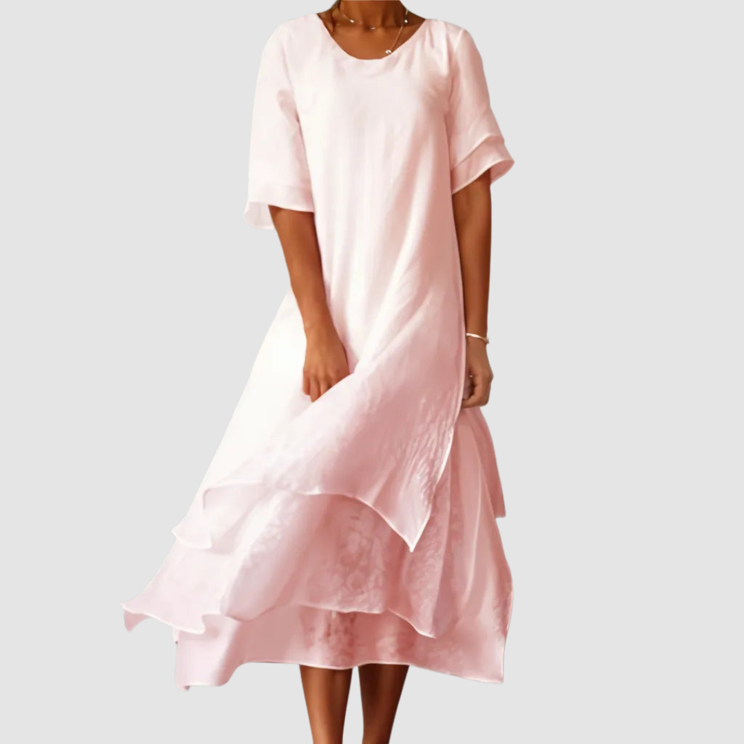 Women's Elegant Flowy Loose-Fit Dress
