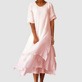 Women's Elegant Flowy Loose-Fit Dress