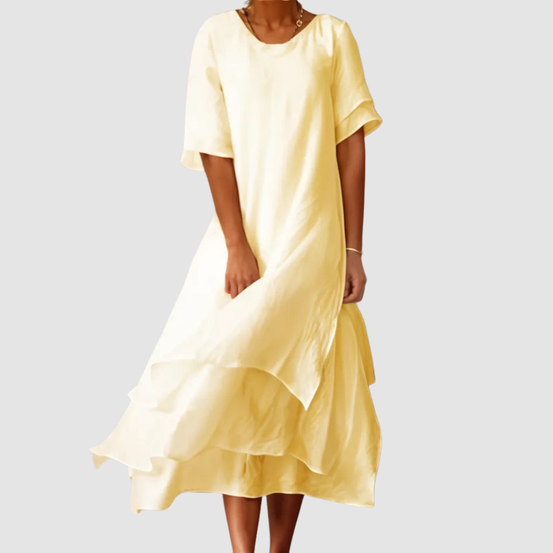Women's Elegant Flowy Loose-Fit Dress