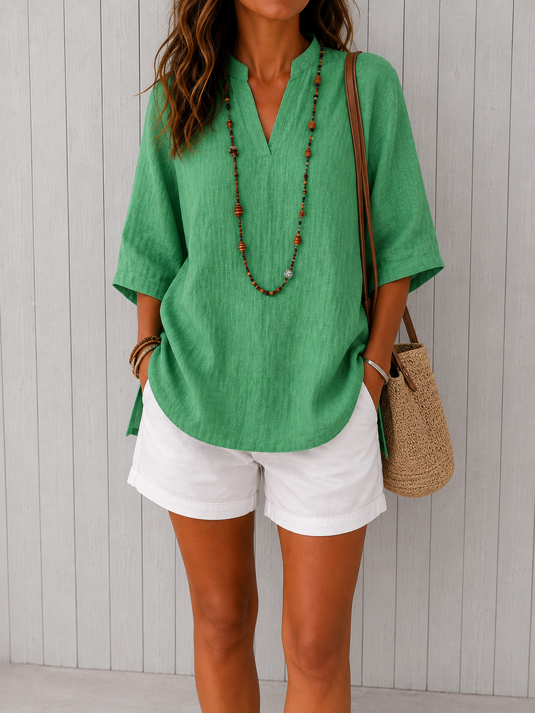 Clothing > Blouses : Nicia | Airy and Comfortable Summer Blouse in van DUUWE