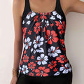 Women's Elena Tankini Set with Floral Pattern – Vibrant, Flattering