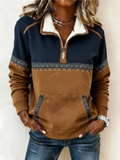 Women's Stylish, comfortable sweater with zipper