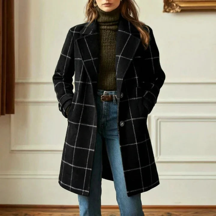 Fiona – Timeless Check Coat