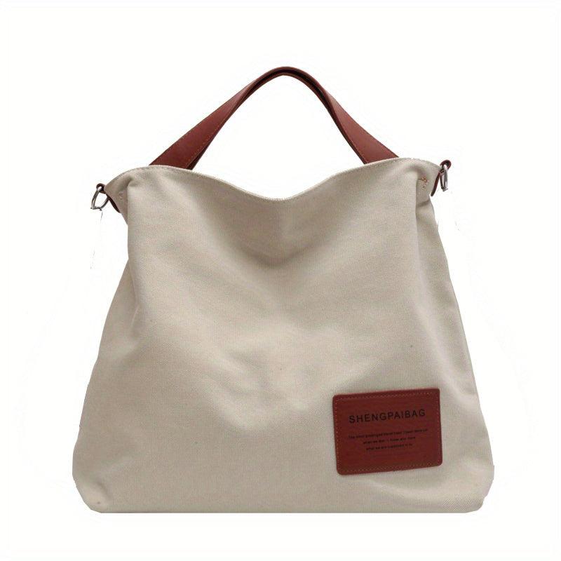 Stylish and Practical Canvas Shoulder Bag