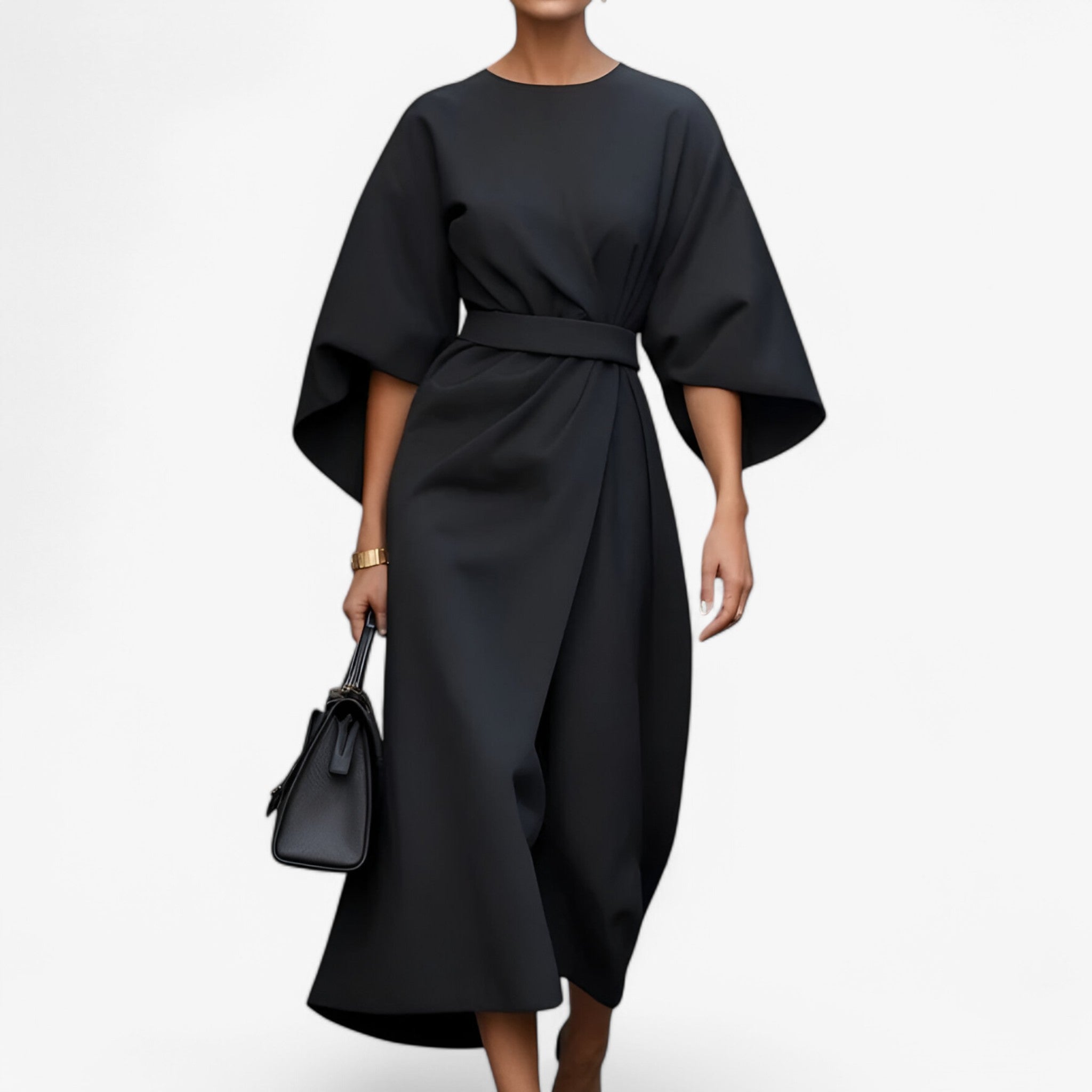 Women's Asymmetric dress with a modern and elegant cut