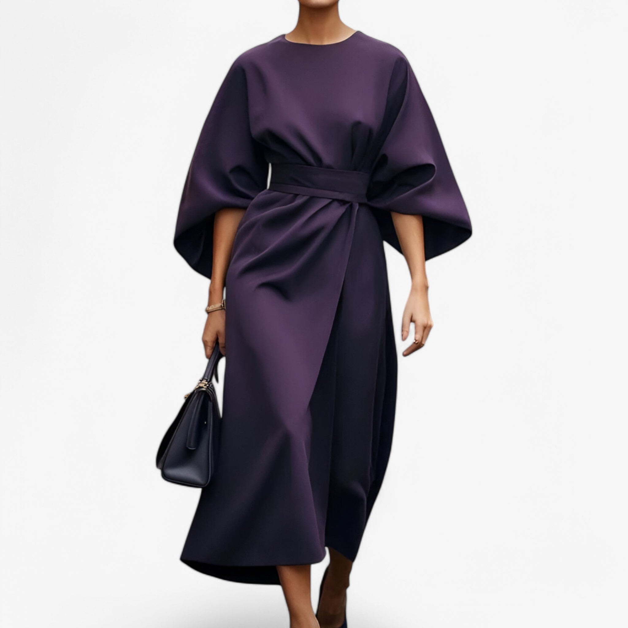 Women's Asymmetric dress with a modern and elegant cut