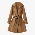 Women's Winter Coat Elegant with Belt – Refined Style and Warmth
