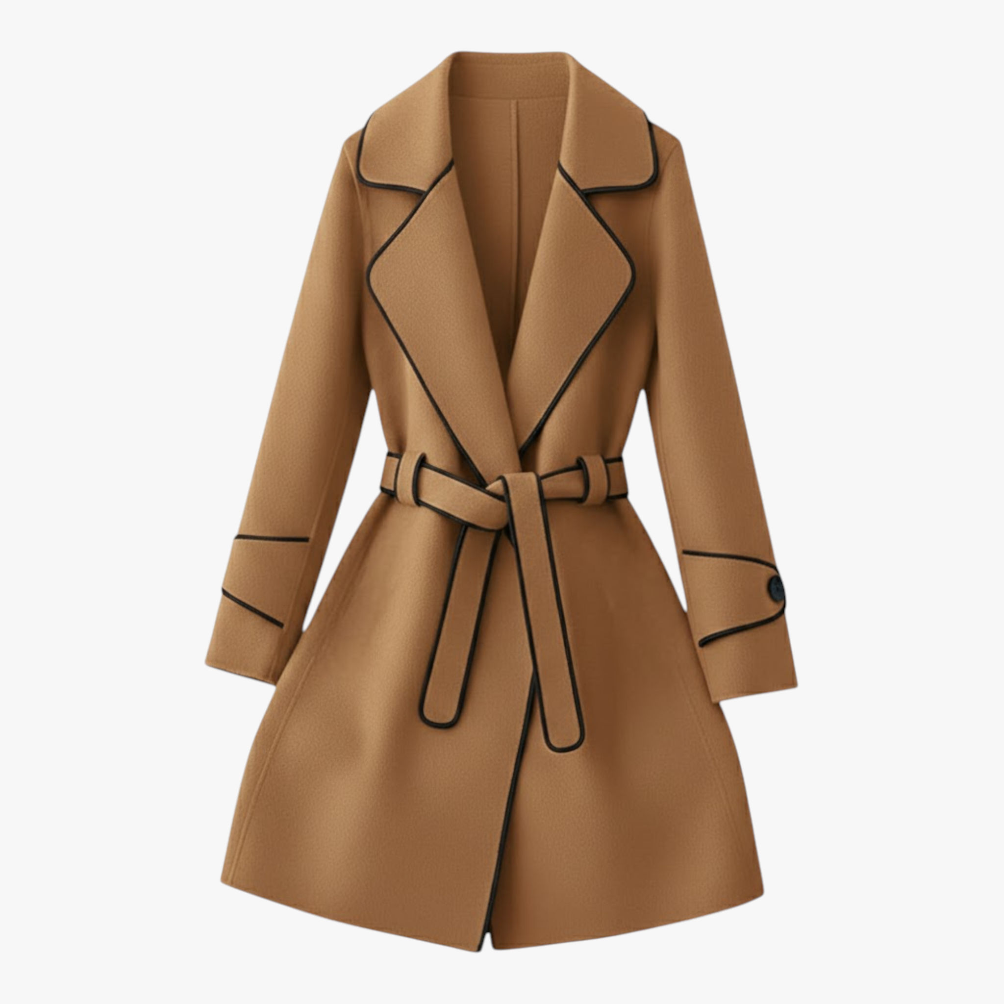 Lily | Women's Winter Coat Elegant with Belt – Refined Style and Warmth
