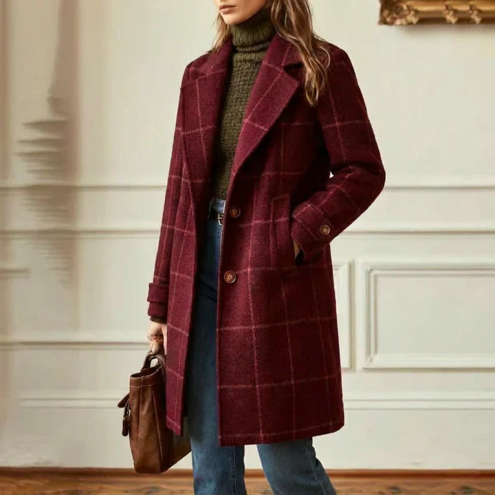 Fiona – Timeless Check Coat