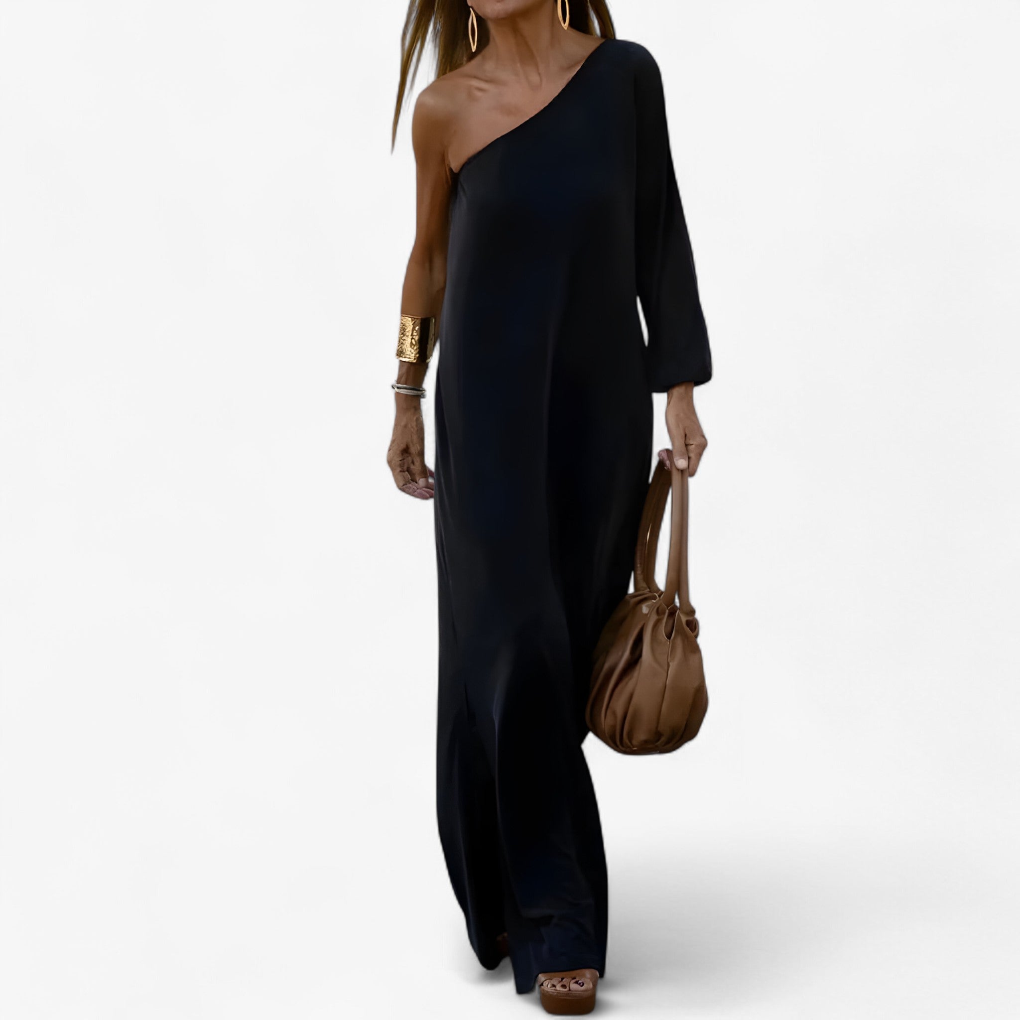 Anika | Elegant One-Shoulder Dress – Stylish and Party-Ready